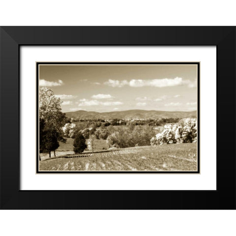 Autumn Foothills V Black Modern Wood Framed Art Print with Double Matting by Hausenflock, Alan