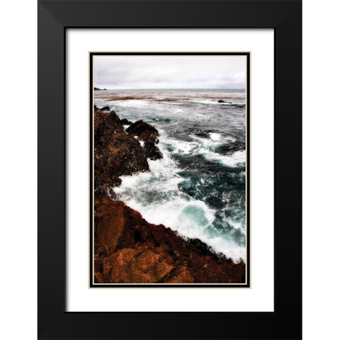 Sand Hill Cove I Black Modern Wood Framed Art Print with Double Matting by Hausenflock, Alan