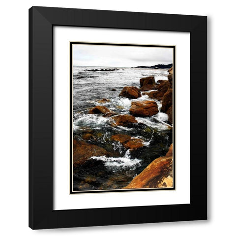 Sand Hill Cove II Black Modern Wood Framed Art Print with Double Matting by Hausenflock, Alan