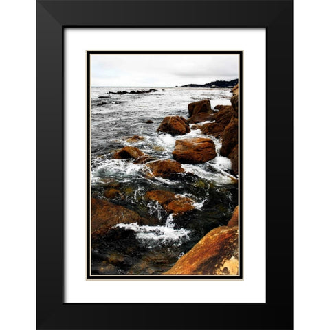 Sand Hill Cove II Black Modern Wood Framed Art Print with Double Matting by Hausenflock, Alan