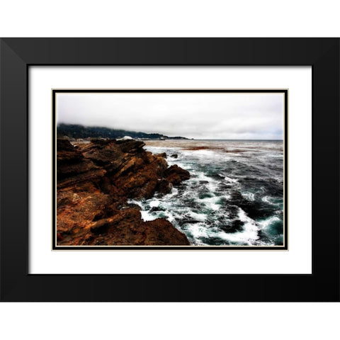Sand Hill Cove III Black Modern Wood Framed Art Print with Double Matting by Hausenflock, Alan