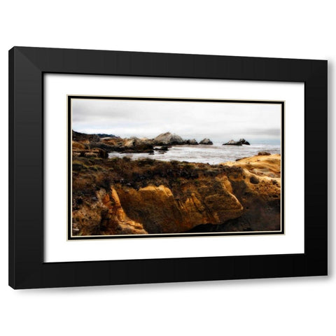 Sand Hill Cove IV Black Modern Wood Framed Art Print with Double Matting by Hausenflock, Alan