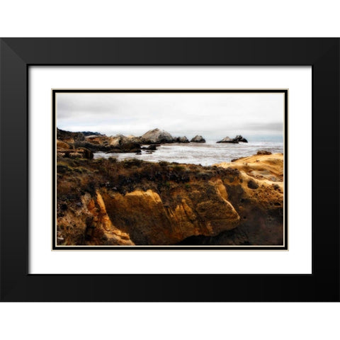 Sand Hill Cove IV Black Modern Wood Framed Art Print with Double Matting by Hausenflock, Alan