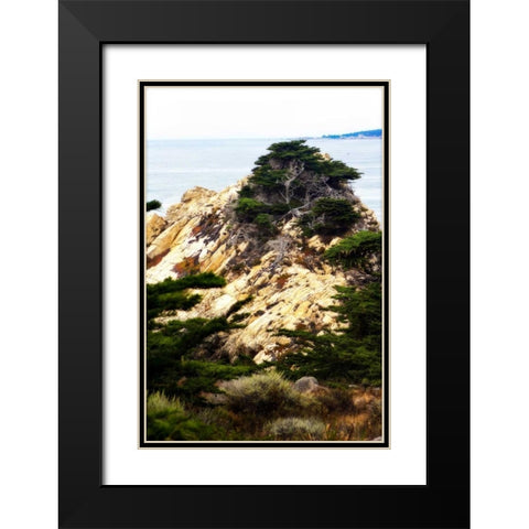 North Point III Black Modern Wood Framed Art Print with Double Matting by Hausenflock, Alan
