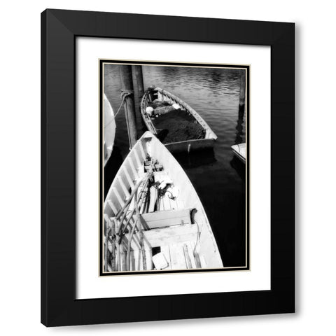 Skiffs II Black Modern Wood Framed Art Print with Double Matting by Hausenflock, Alan