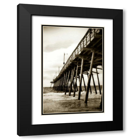 Triple S Pier I Black Modern Wood Framed Art Print with Double Matting by Hausenflock, Alan