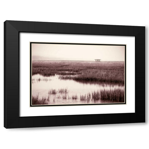 Retreat II Black Modern Wood Framed Art Print with Double Matting by Hausenflock, Alan