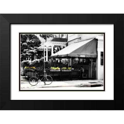 Neighborhood Diner I Black Modern Wood Framed Art Print with Double Matting by Hausenflock, Alan