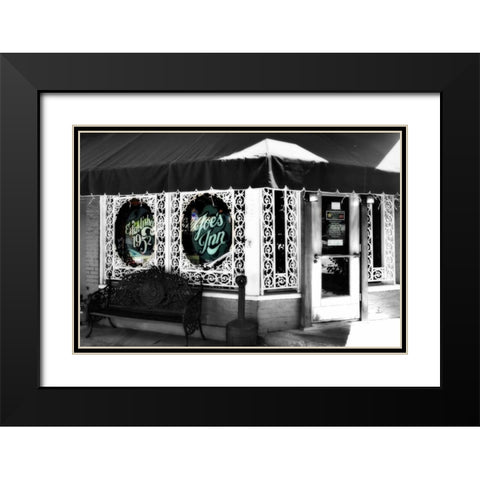 Neighborhood Diner III Black Modern Wood Framed Art Print with Double Matting by Hausenflock, Alan