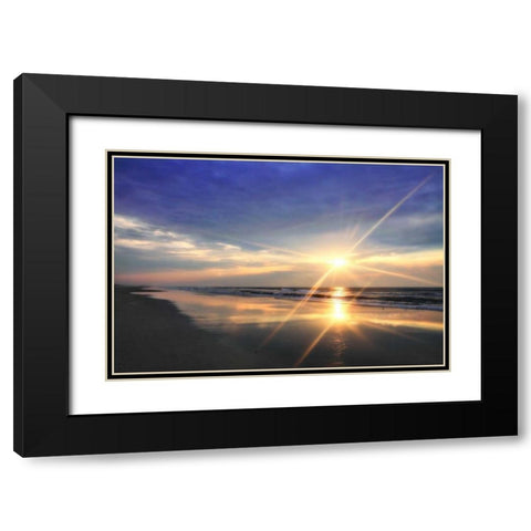 Beauteous Light II Black Modern Wood Framed Art Print with Double Matting by Hausenflock, Alan