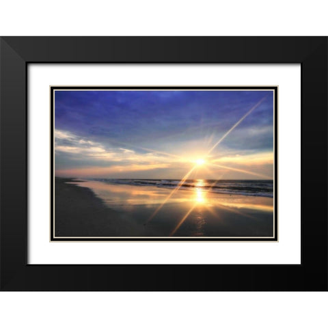 Beauteous Light II Black Modern Wood Framed Art Print with Double Matting by Hausenflock, Alan