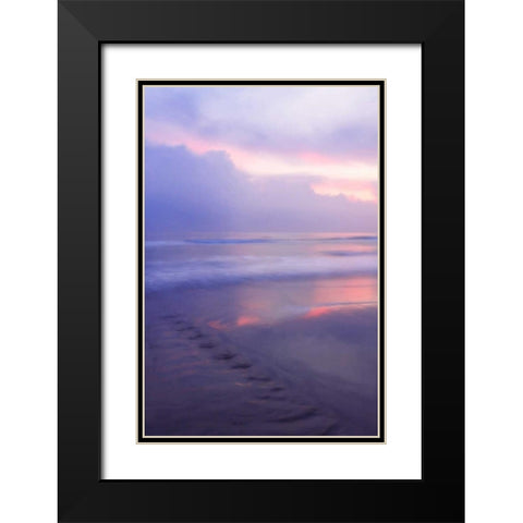 Wrightsville Sunrise II Black Modern Wood Framed Art Print with Double Matting by Hausenflock, Alan