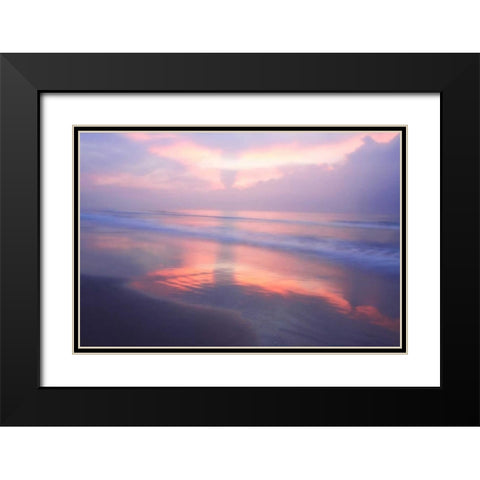 Wrightsville Sunrise III Black Modern Wood Framed Art Print with Double Matting by Hausenflock, Alan