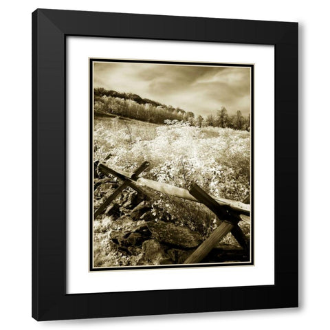 Autumn Ridge I Black Modern Wood Framed Art Print with Double Matting by Hausenflock, Alan