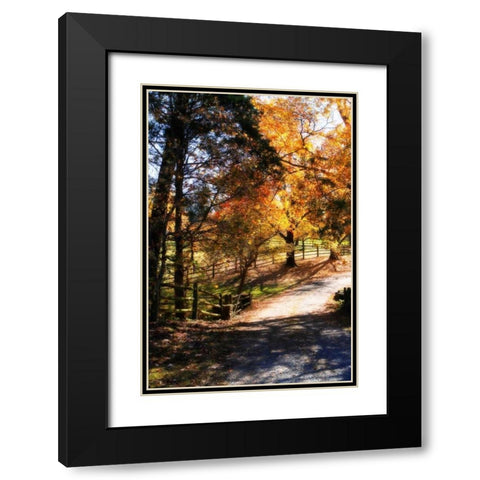 Autumn on Kent Farm III Black Modern Wood Framed Art Print with Double Matting by Hausenflock, Alan
