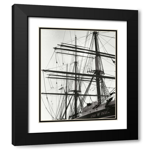 Star of India I Black Modern Wood Framed Art Print with Double Matting by Johnson, George