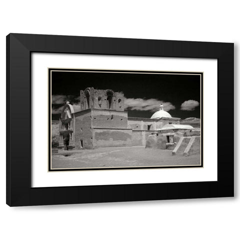 San Jose de Tumacacori I Black Modern Wood Framed Art Print with Double Matting by Johnson, George