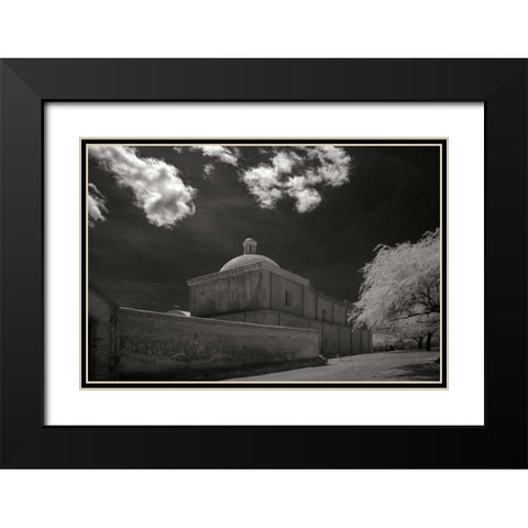 San Jose de Tumacacori II Black Modern Wood Framed Art Print with Double Matting by Johnson, George
