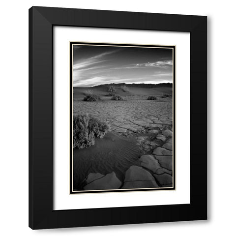 Death Valley Dunes II Black Modern Wood Framed Art Print with Double Matting by Johnson, George