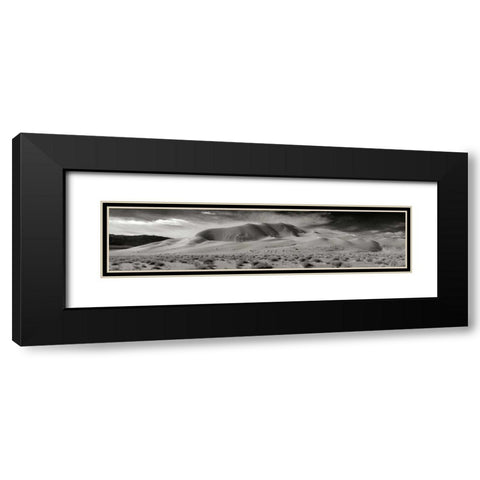 Eureka Dunes Black Modern Wood Framed Art Print with Double Matting by Johnson, George