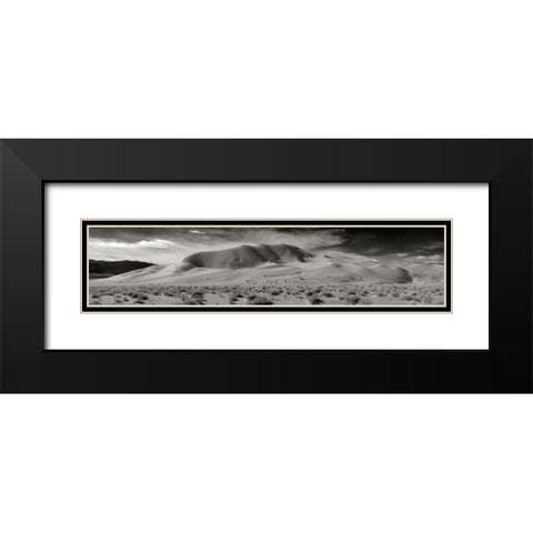 Eureka Dunes Black Modern Wood Framed Art Print with Double Matting by Johnson, George