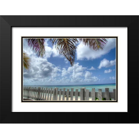 Grand Turk I Black Modern Wood Framed Art Print with Double Matting by Johnson, George