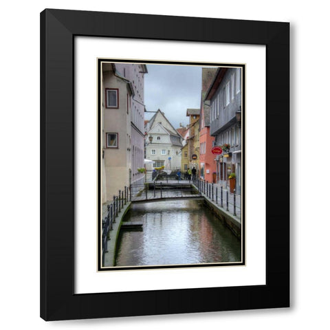 Memmingen I Black Modern Wood Framed Art Print with Double Matting by Johnson, George