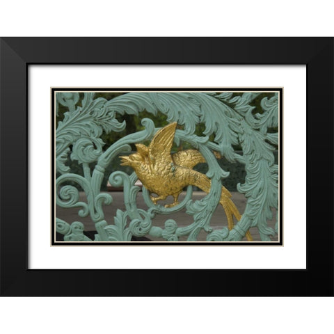 Brussels I Black Modern Wood Framed Art Print with Double Matting by Johnson, George