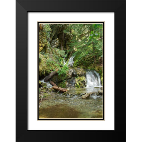 North Cascades NP II Black Modern Wood Framed Art Print with Double Matting by Johnson, George