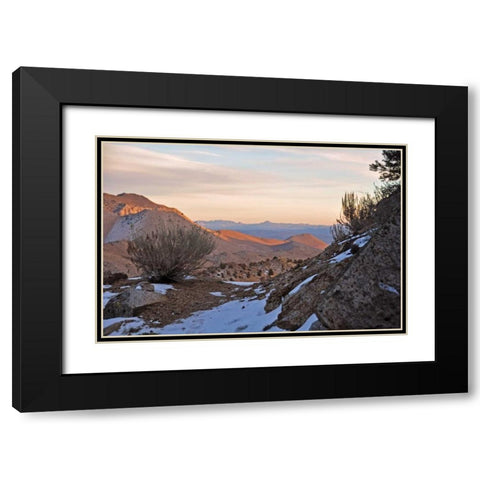 Desert I Black Modern Wood Framed Art Print with Double Matting by Kidd, Brian