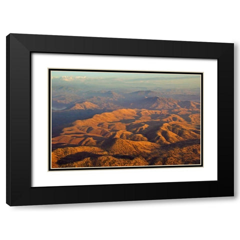 Kern Valley III Black Modern Wood Framed Art Print with Double Matting by Kidd, Brian