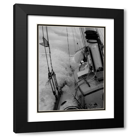 Life at Sea I Black Modern Wood Framed Art Print with Double Matting by Kidd, Brian