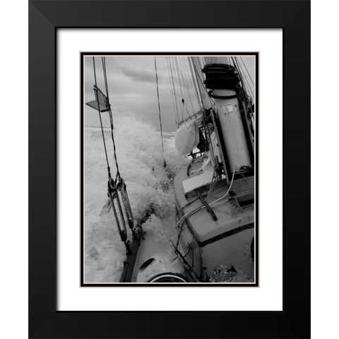 Life at Sea I Black Modern Wood Framed Art Print with Double Matting by Kidd, Brian