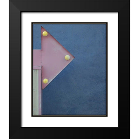 Right Turn I Black Modern Wood Framed Art Print with Double Matting by Larson, Scott