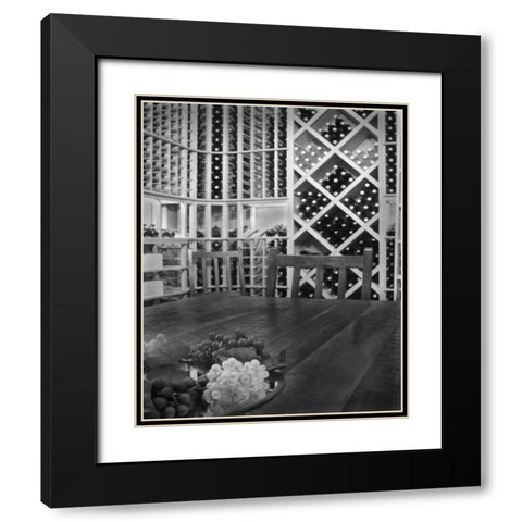 Tasting Room I Black Modern Wood Framed Art Print with Double Matting by Larson, Scott