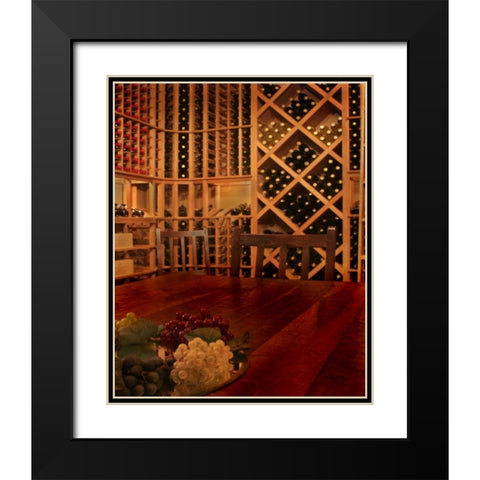 Tasting Room III Black Modern Wood Framed Art Print with Double Matting by Larson, Scott