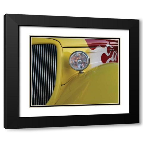 Fast Classic I Black Modern Wood Framed Art Print with Double Matting by Larson, Scott