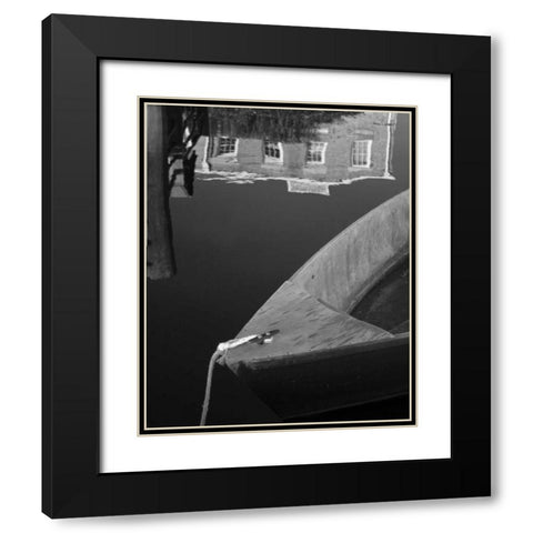 Boat Bow I Black Modern Wood Framed Art Print with Double Matting by Larson, Scott