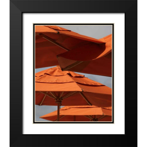 Beach House VI Black Modern Wood Framed Art Print with Double Matting by Larson, Scott