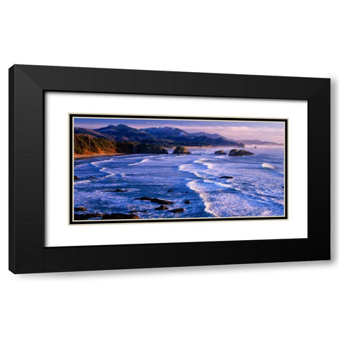 Ecola State Park IV Black Modern Wood Framed Art Print with Double Matting by Leahy, Ike