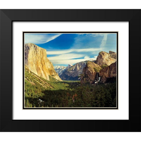 Yosemite I Black Modern Wood Framed Art Print with Double Matting by Leahy, Ike