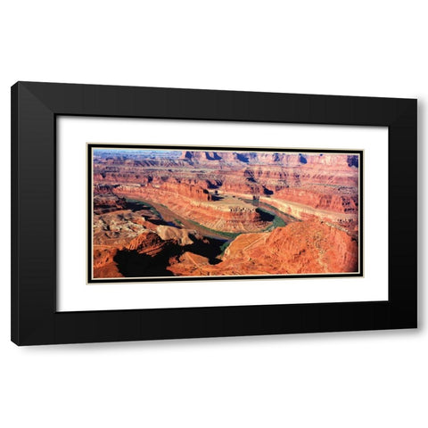 Canyon Lands IV Black Modern Wood Framed Art Print with Double Matting by Leahy, Ike