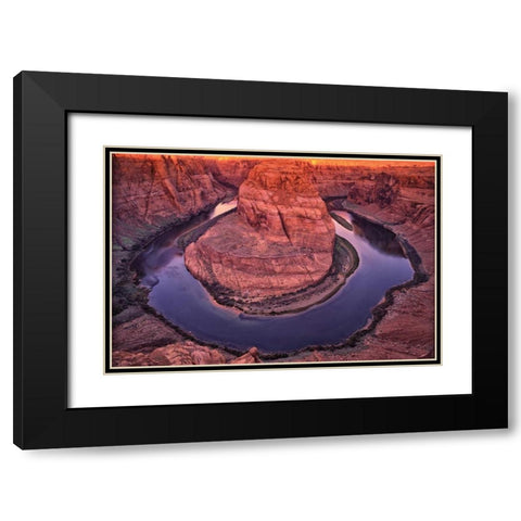 Colorado River Black Modern Wood Framed Art Print with Double Matting by Leahy, Ike