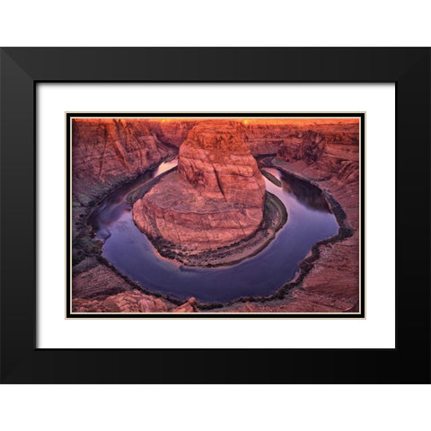 Colorado River Black Modern Wood Framed Art Print with Double Matting by Leahy, Ike