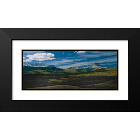 Glacier National Park II Black Modern Wood Framed Art Print with Double Matting by Leahy, Ike