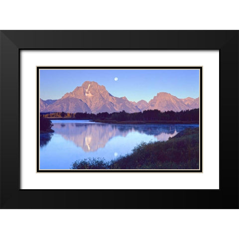 Grand Teton National Park II Black Modern Wood Framed Art Print with Double Matting by Leahy, Ike