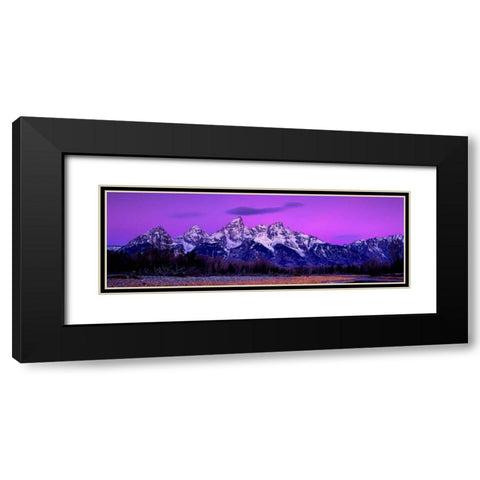 Grand Teton National Park X Black Modern Wood Framed Art Print with Double Matting by Leahy, Ike