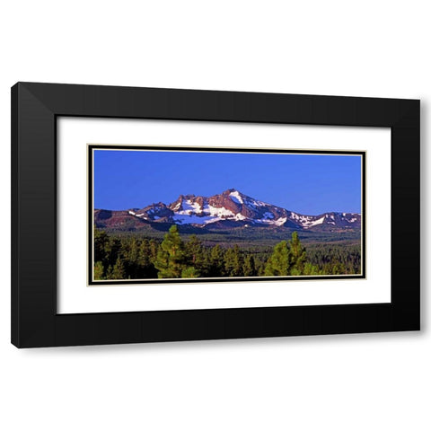 Broken Top IV Black Modern Wood Framed Art Print with Double Matting by Leahy, Ike