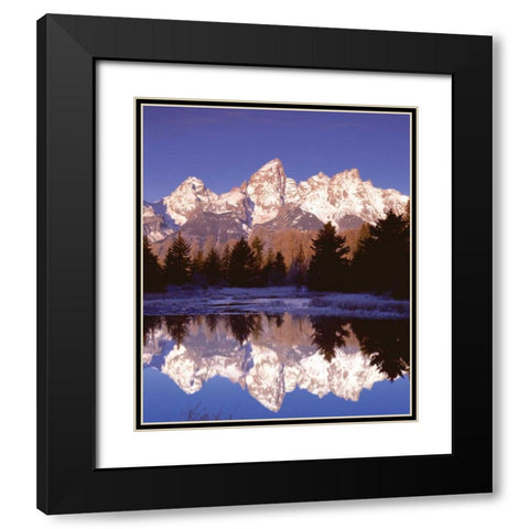 Grand Teton National Park XIII Black Modern Wood Framed Art Print with Double Matting by Leahy, Ike
