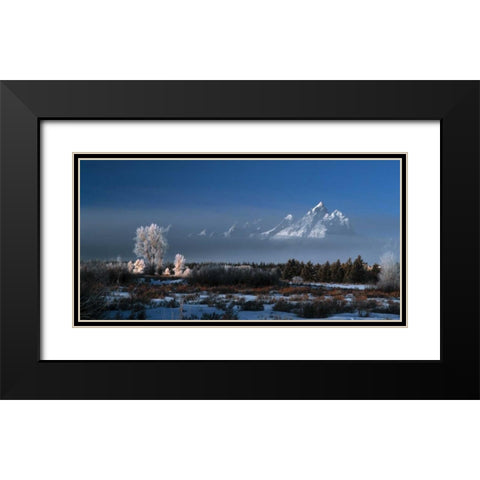 Grand Teton National Park XVII Black Modern Wood Framed Art Print with Double Matting by Leahy, Ike